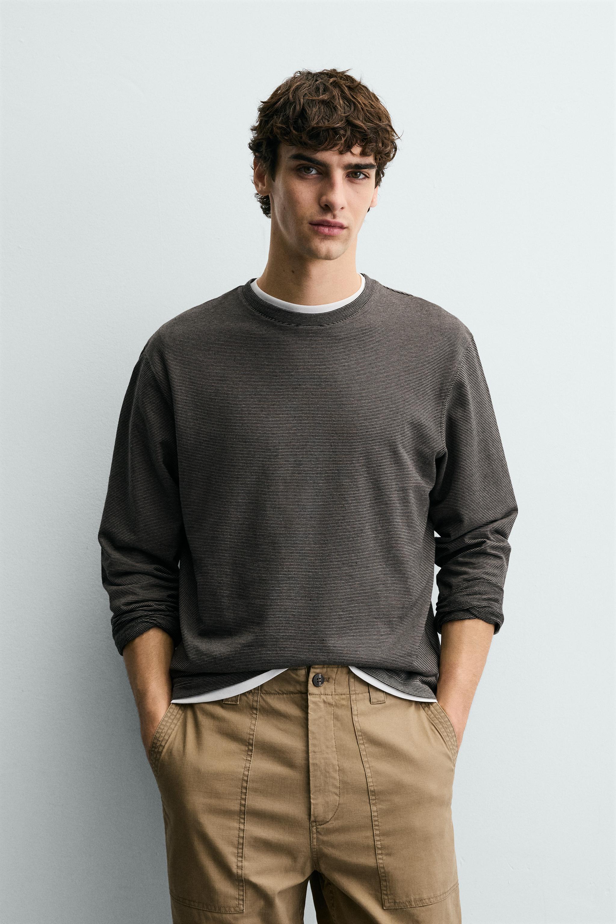 STRIPED LONG SLEEVE T-SHIRT